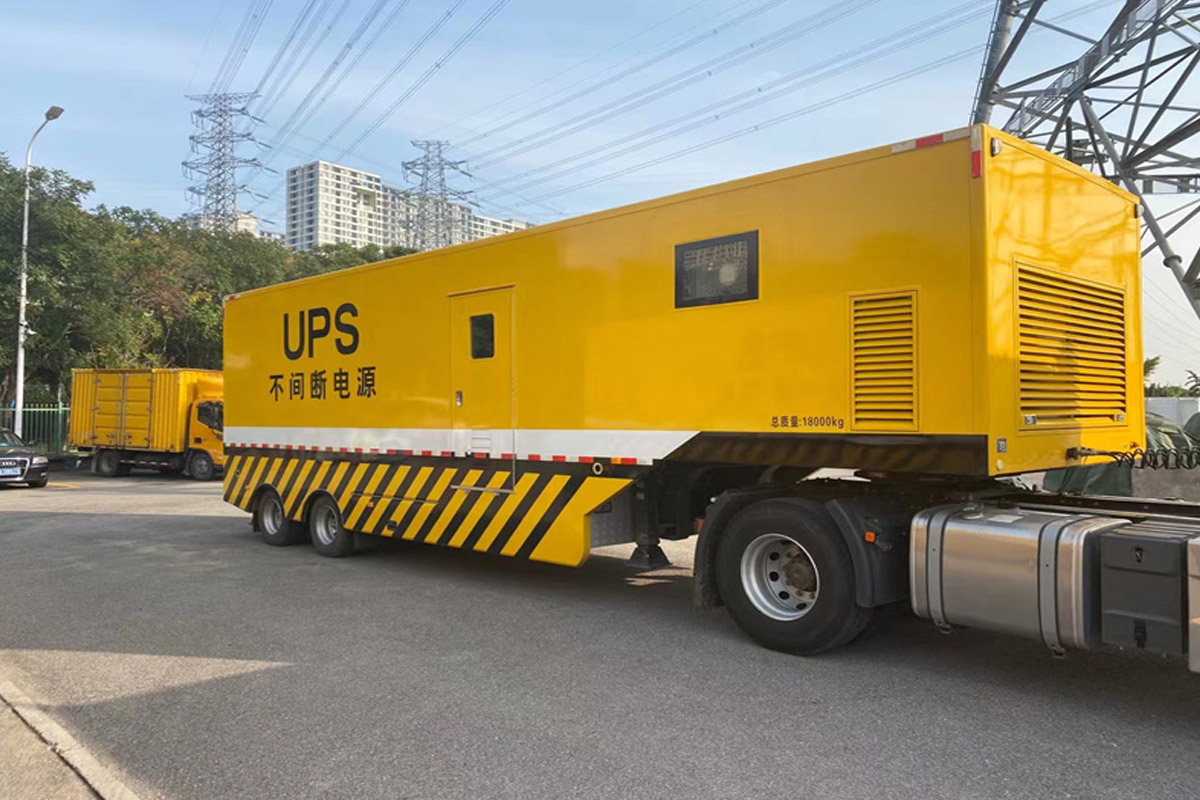 汉中发电机租赁施工现场